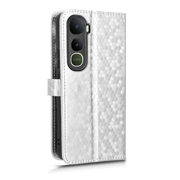 For vivo Y400 5G Global Honeycomb Dot Texture Leather Phone Case