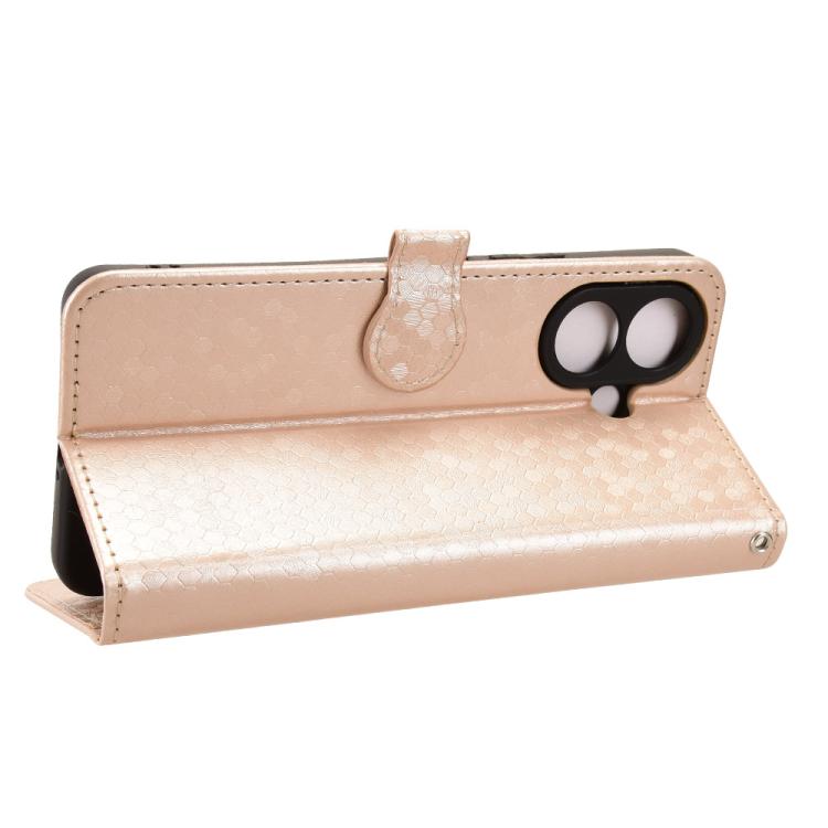 For vivo V60 Lite 4G / 5G Honeycomb Dot Texture Leather Phone Case