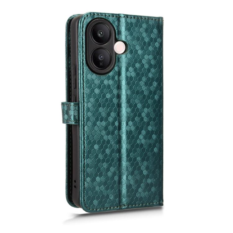 For vivo V60 Lite 4G / 5G Honeycomb Dot Texture Leather Phone Case