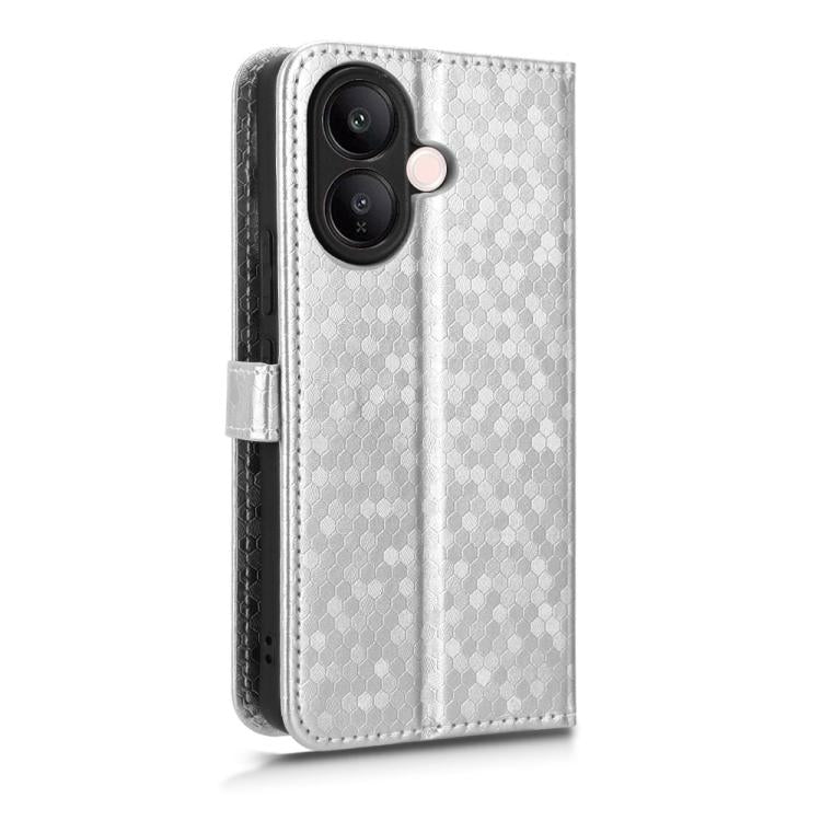 For vivo V60 Lite 4G / 5G Honeycomb Dot Texture Leather Phone Case