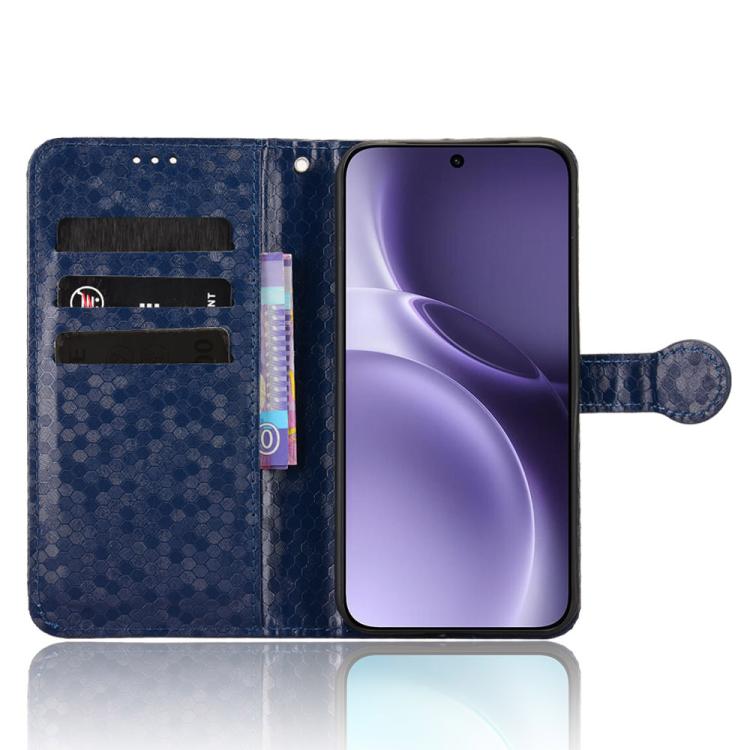 For vivo X300 Pro 5G Honeycomb Dot Texture Leather Phone Case