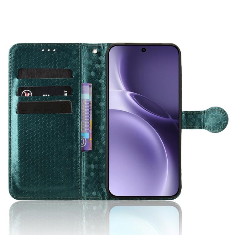 For vivo X300 Pro 5G Honeycomb Dot Texture Leather Phone Case