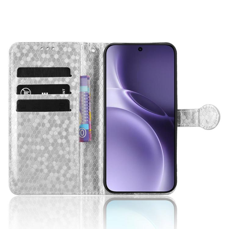 For vivo X300 Pro 5G Honeycomb Dot Texture Leather Phone Case