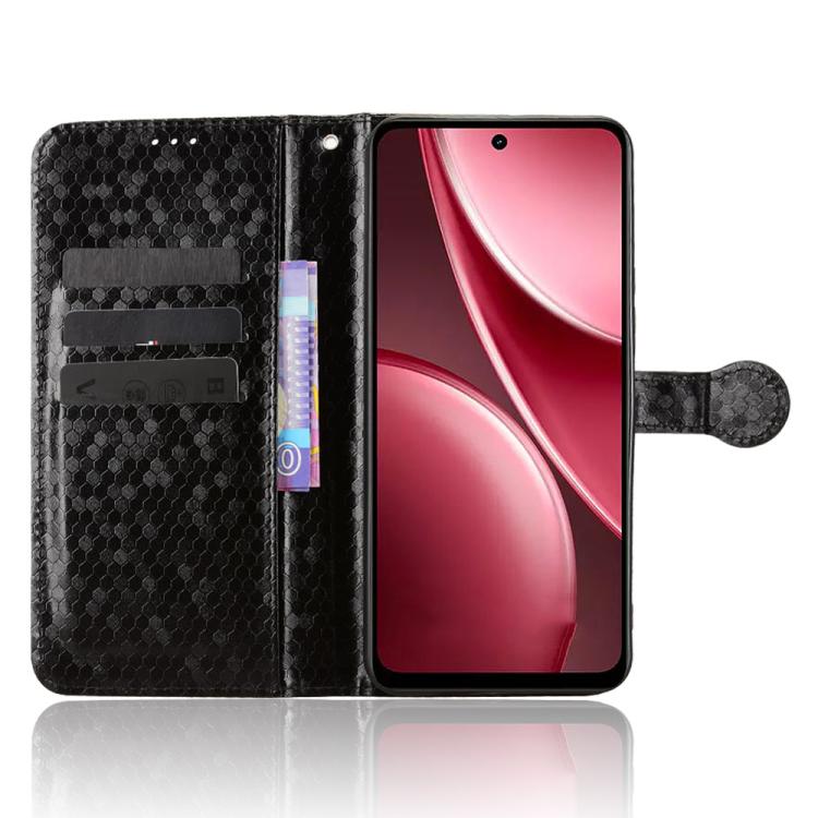 For vivo Y31 5G India / Y21d Global Honeycomb Dot Texture Leather Phone Case