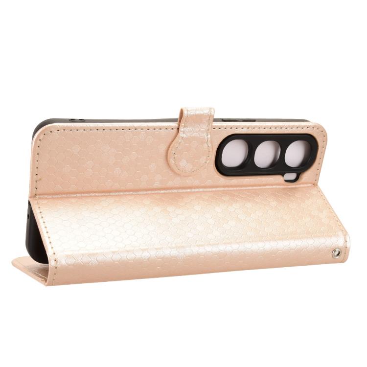 For vivo Y31 5G India / Y21d Global Honeycomb Dot Texture Leather Phone Case