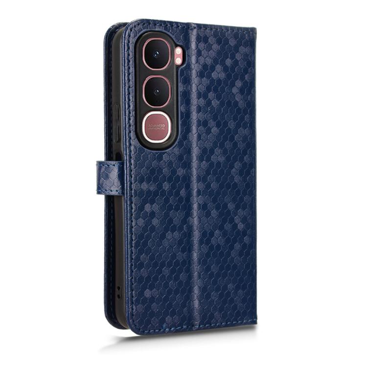 For vivo Y31 5G India / Y21d Global Honeycomb Dot Texture Leather Phone Case