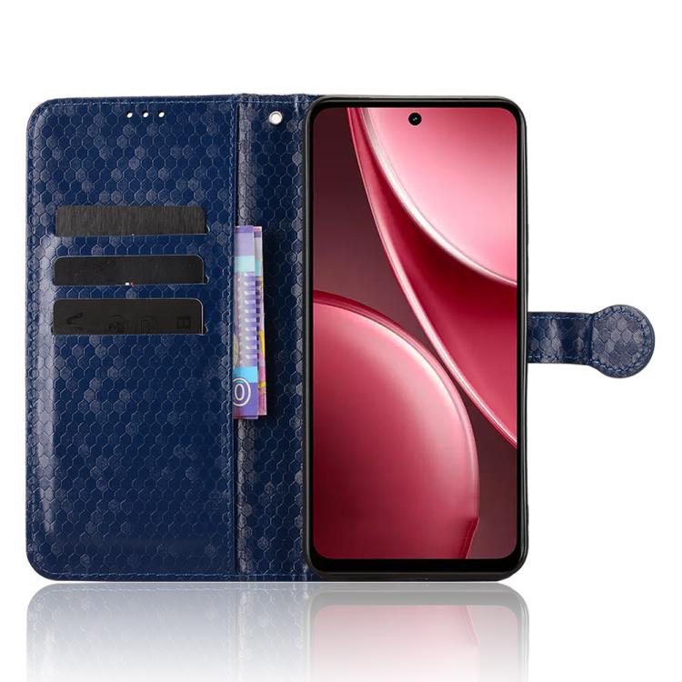 For vivo Y31 5G India / Y21d Global Honeycomb Dot Texture Leather Phone Case