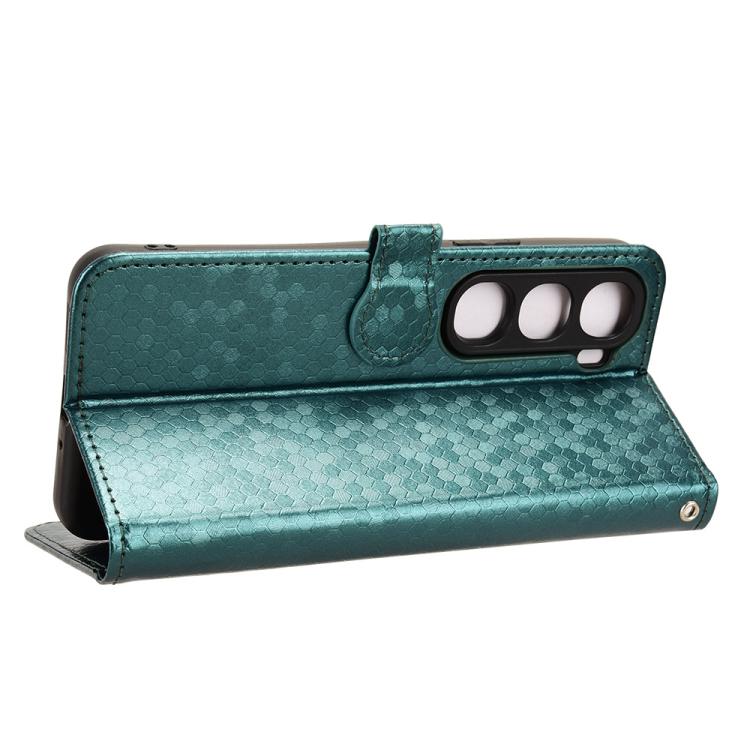 For vivo Y31 5G India / Y21d Global Honeycomb Dot Texture Leather Phone Case