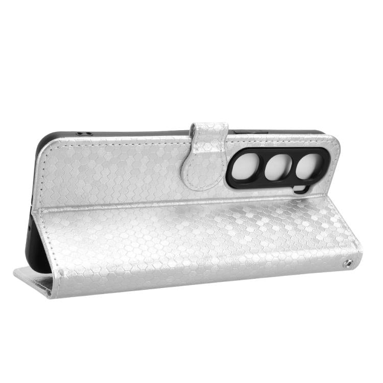 For vivo Y31 5G India / Y21d Global Honeycomb Dot Texture Leather Phone Case