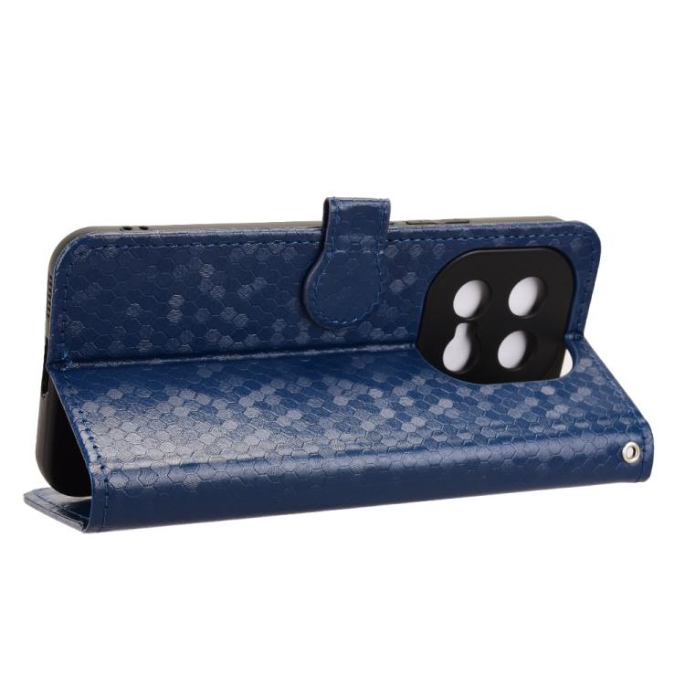 For vivo iQOO 15 Honeycomb Dot Texture Leather Phone Case