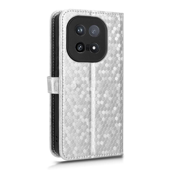 For vivo iQOO 15 Honeycomb Dot Texture Leather Phone Case
