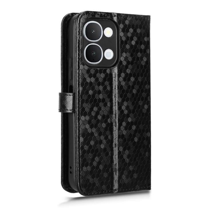For vivo Y31d 4G / Y500i Honeycomb Dot Texture Leather Phone Case