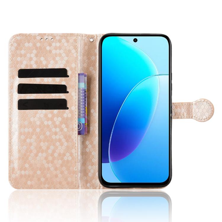 For vivo Y31d 4G / Y500i Honeycomb Dot Texture Leather Phone Case