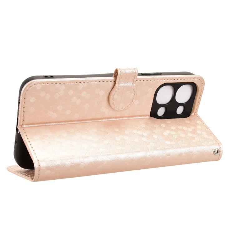 For vivo Y31d 4G / Y500i Honeycomb Dot Texture Leather Phone Case
