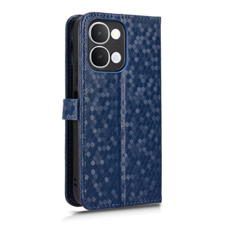 For vivo Y31d 4G / Y500i Honeycomb Dot Texture Leather Phone Case