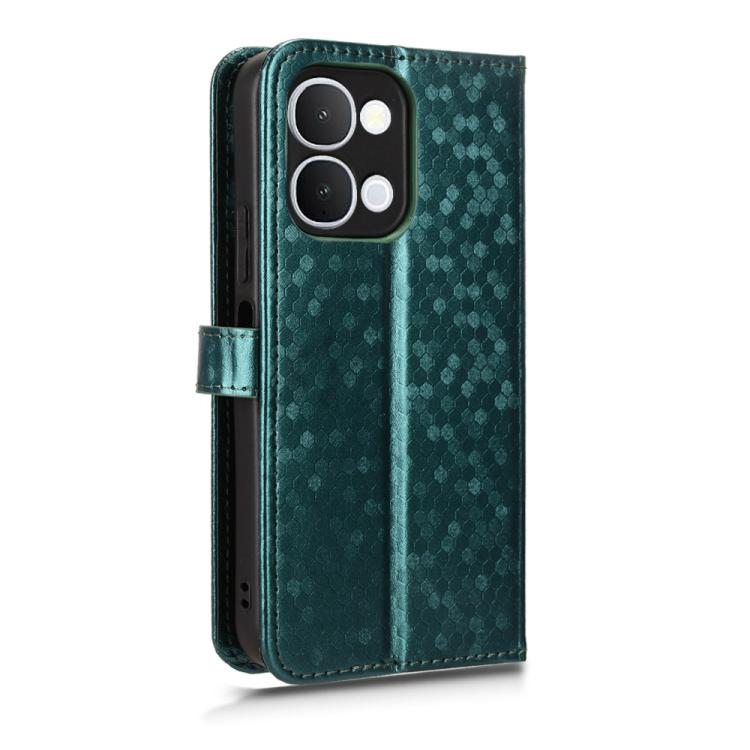 For vivo Y31d 4G / Y500i Honeycomb Dot Texture Leather Phone Case