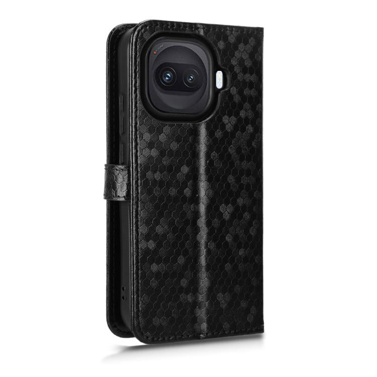For vivo iQOO 15R 5G / Z11 Turbo 5G Honeycomb Dot Texture Leather Phone Case