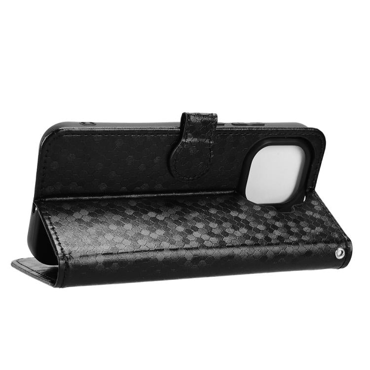 For vivo iQOO 15R 5G / Z11 Turbo 5G Honeycomb Dot Texture Leather Phone Case