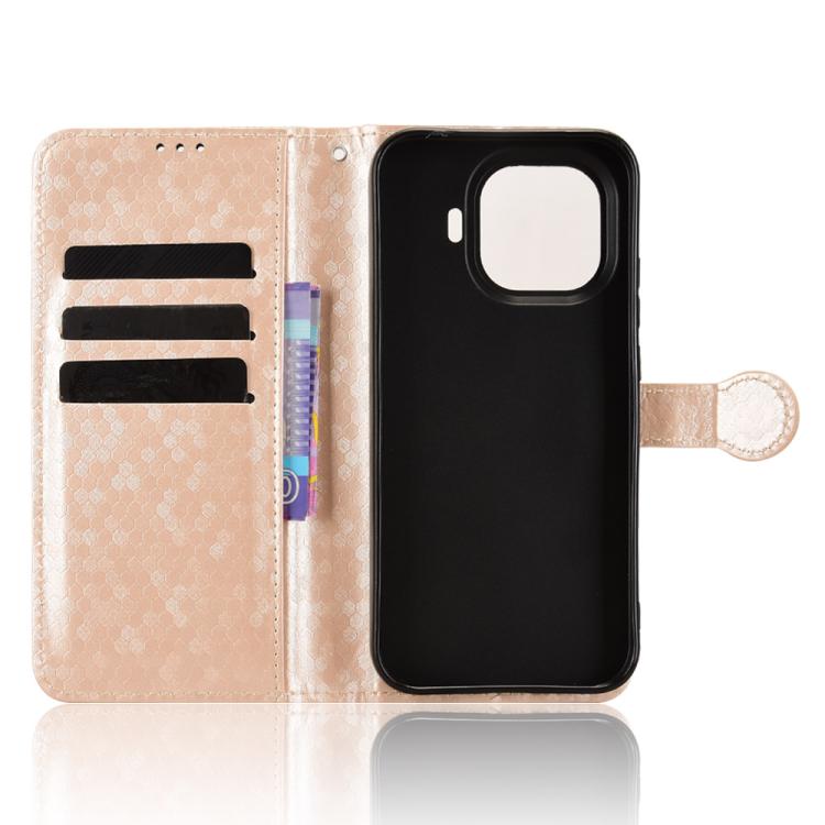 For vivo iQOO 15R 5G / Z11 Turbo 5G Honeycomb Dot Texture Leather Phone Case