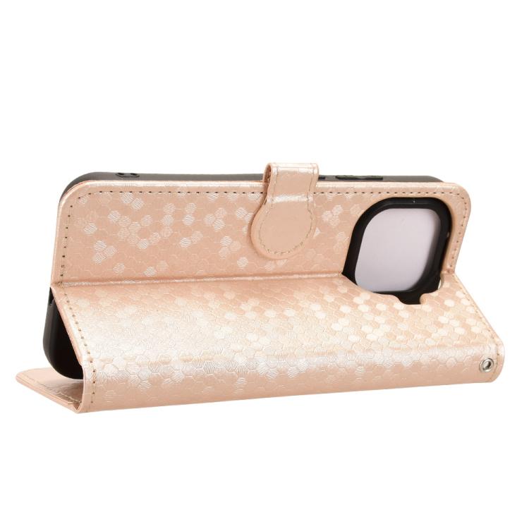 For vivo iQOO 15R 5G / Z11 Turbo 5G Honeycomb Dot Texture Leather Phone Case