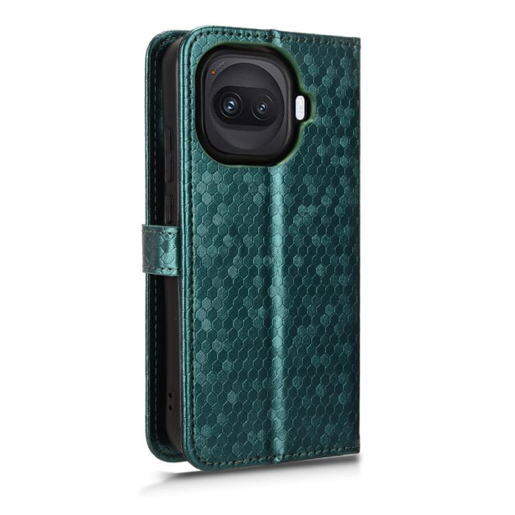 For vivo iQOO 15R 5G / Z11 Turbo 5G Honeycomb Dot Texture Leather Phone Case