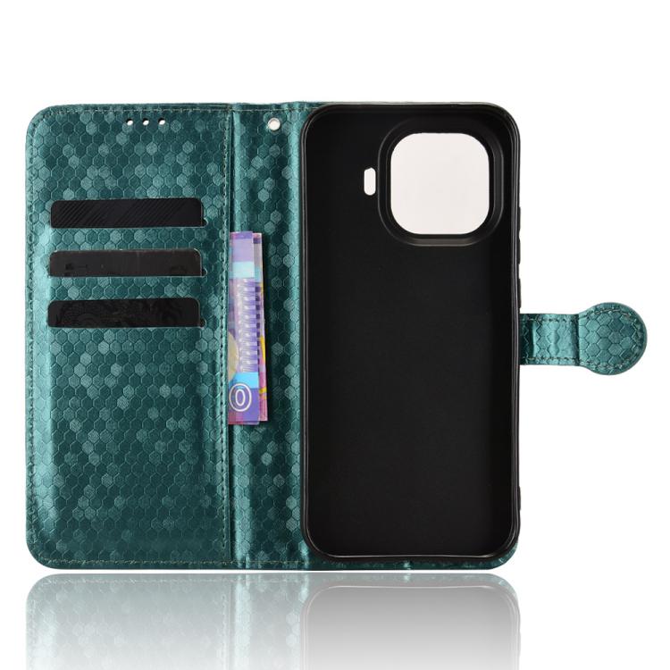 For vivo iQOO 15R 5G / Z11 Turbo 5G Honeycomb Dot Texture Leather Phone Case