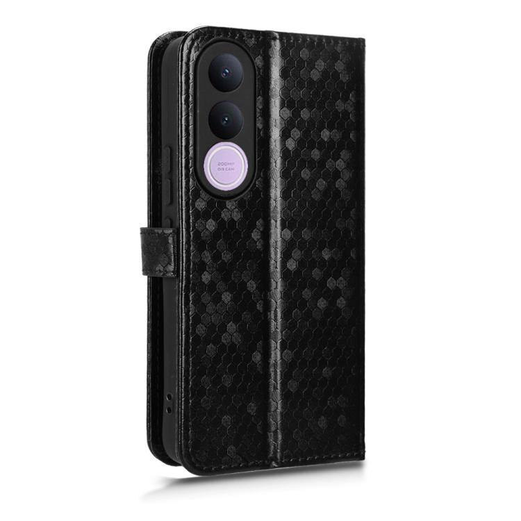 For vivo V70 FE 5G Honeycomb Dot Texture Leather Phone Case