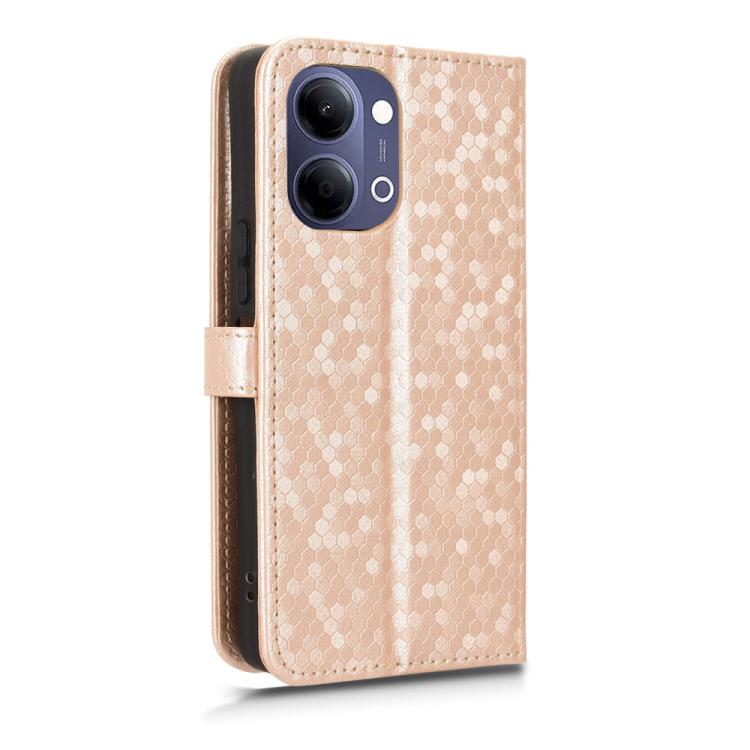 For vivo Y21 5G 2026 / Y05 4G Honeycomb Dot Texture Leather Phone Case