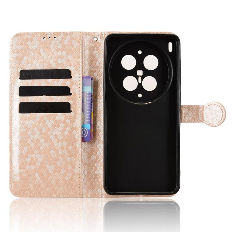 For vivo X300 Ultra Honeycomb Dot Texture Leather Phone Case