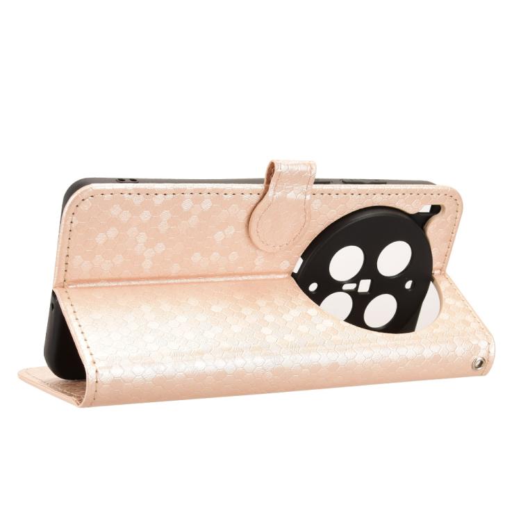 For vivo X300 Ultra Honeycomb Dot Texture Leather Phone Case
