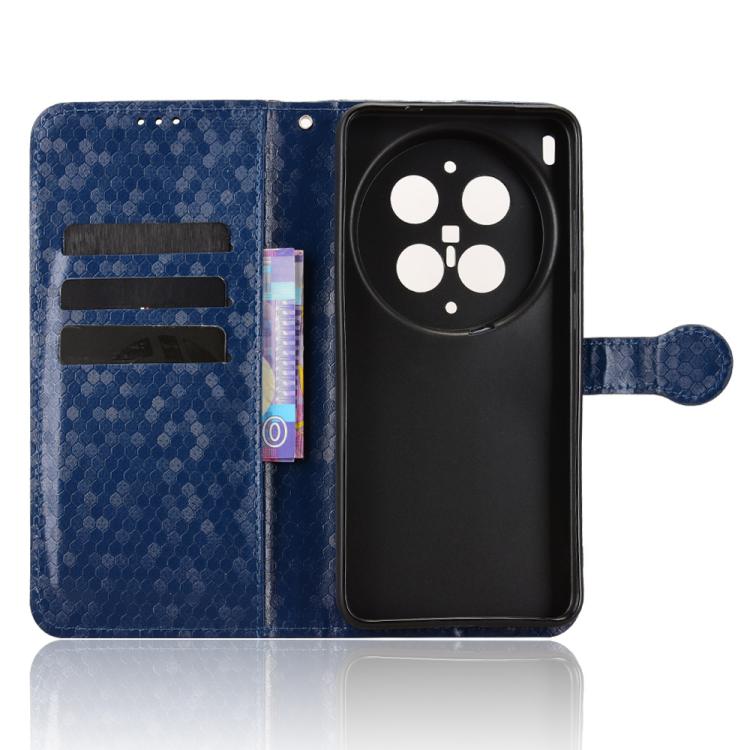 For vivo X300 Ultra Honeycomb Dot Texture Leather Phone Case