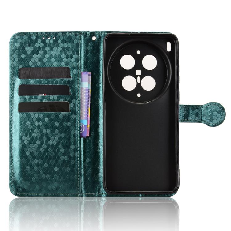 For vivo X300 Ultra Honeycomb Dot Texture Leather Phone Case