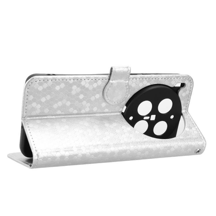 For vivo X300 Ultra Honeycomb Dot Texture Leather Phone Case
