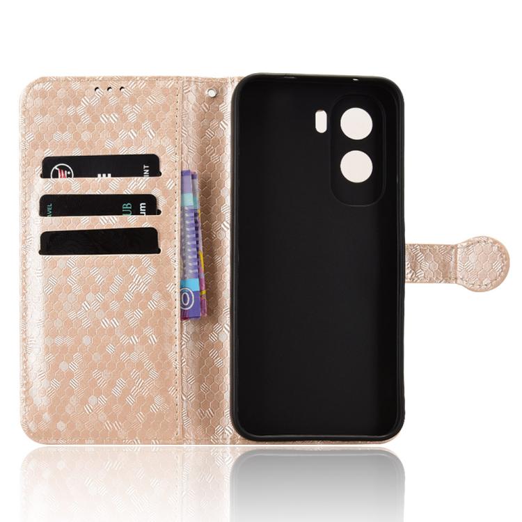 For vivo T5 Pro 5G / iQOO Z11 Honeycomb Dot Texture Leather Phone Case