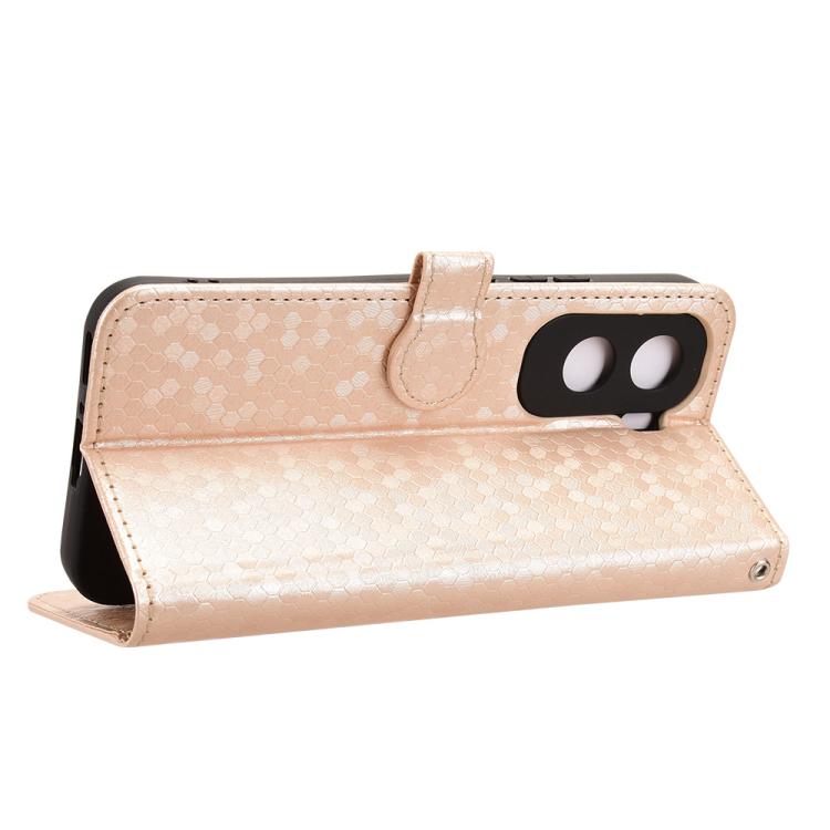 For vivo T5 Pro 5G / iQOO Z11 Honeycomb Dot Texture Leather Phone Case