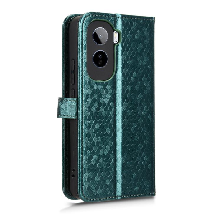 For vivo T5 Pro 5G / iQOO Z11 Honeycomb Dot Texture Leather Phone Case