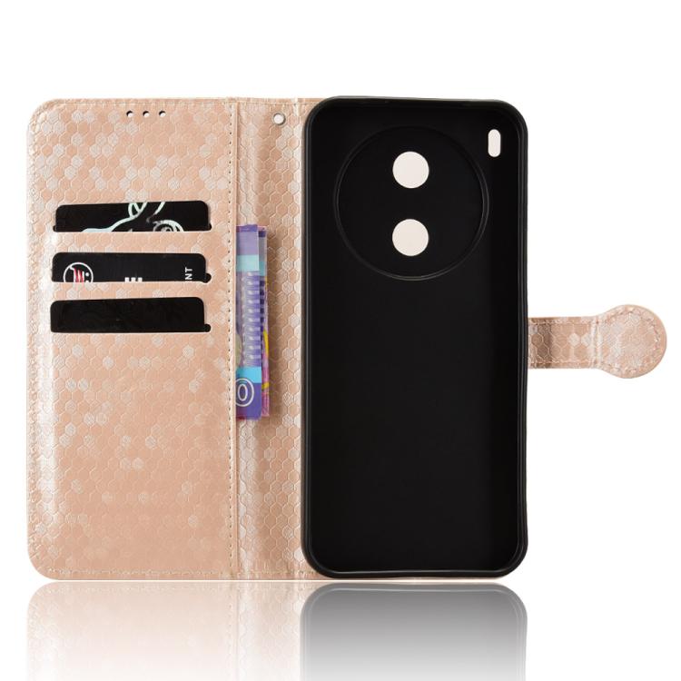 For vivo Y600 Pro 5G Honeycomb Dot Texture Leather Phone Case