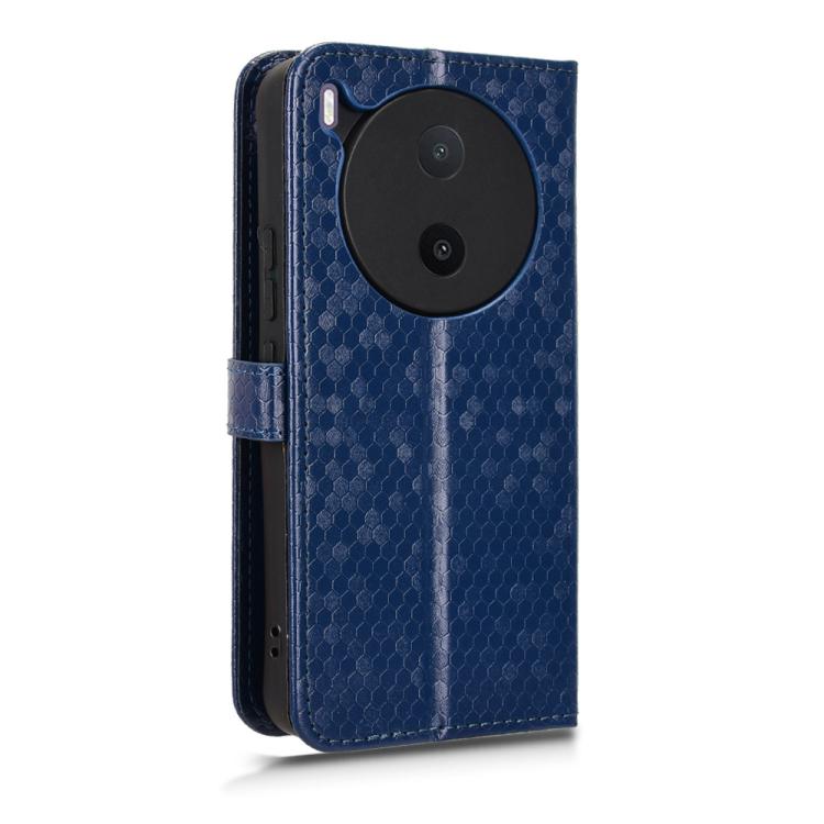 For vivo Y600 Pro 5G Honeycomb Dot Texture Leather Phone Case