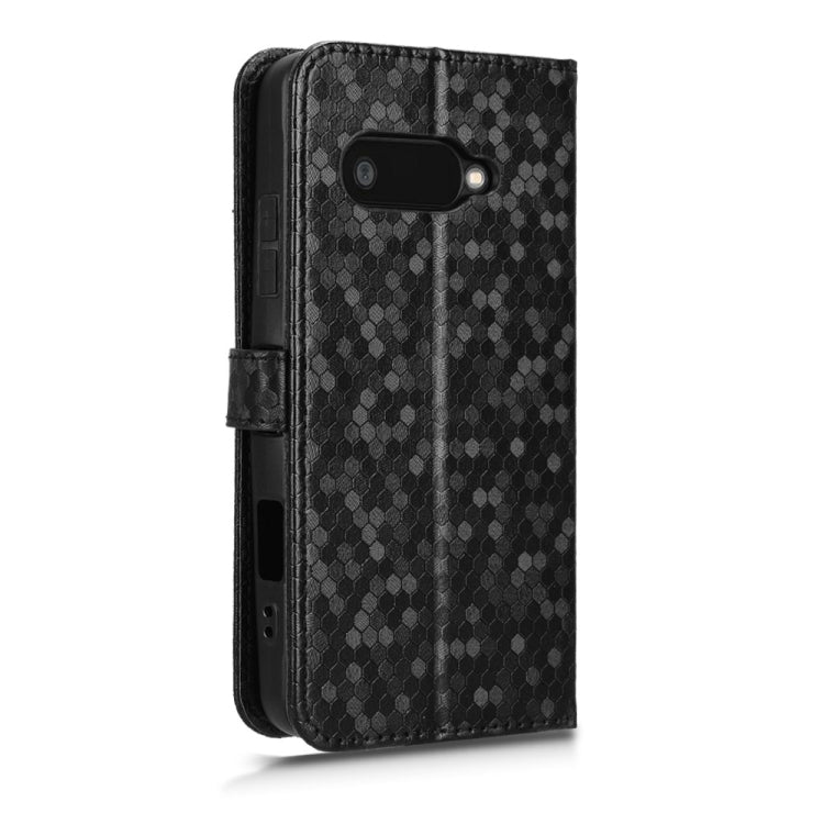 For Kyocera Digno SX4 / BX3 Honeycomb Dot Texture Leather Phone Case