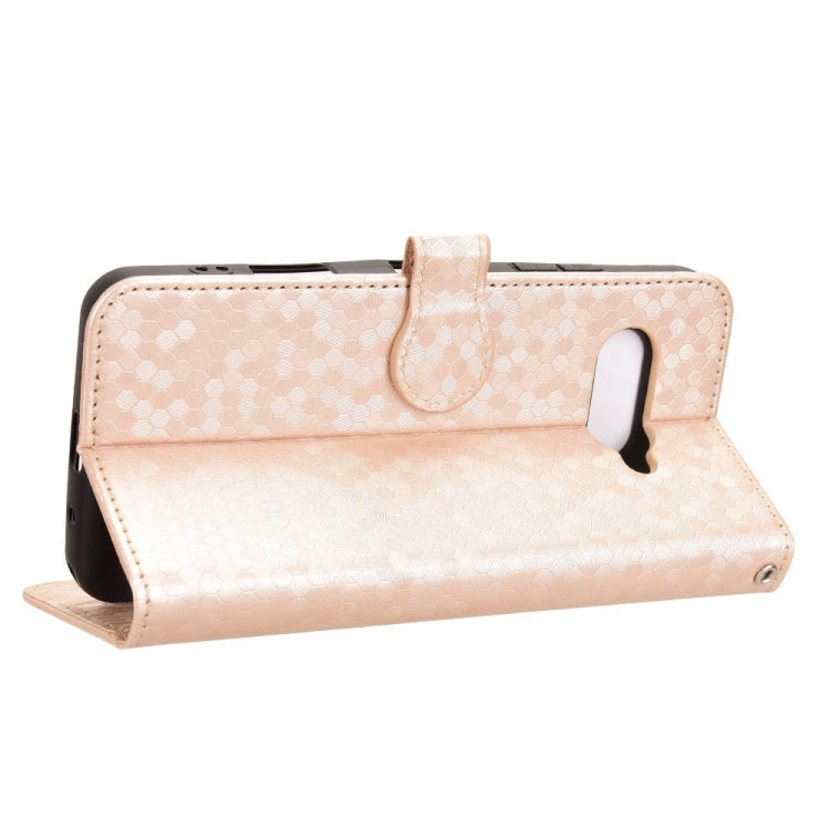 For Kyocera Digno SX4 / BX3 Honeycomb Dot Texture Leather Phone Case