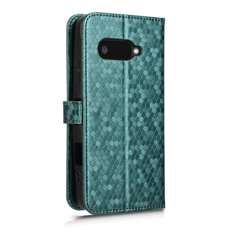 For Kyocera Digno SX4 / BX3 Honeycomb Dot Texture Leather Phone Case