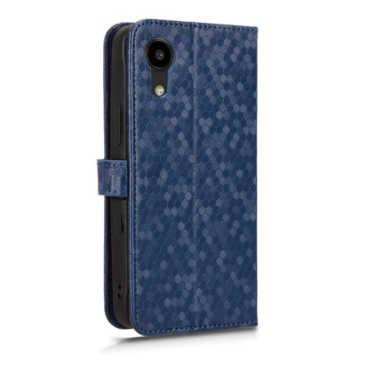 For Kyocera Digno SX5 KC-S306 Honeycomb Dot Texture Leather Phone Case
