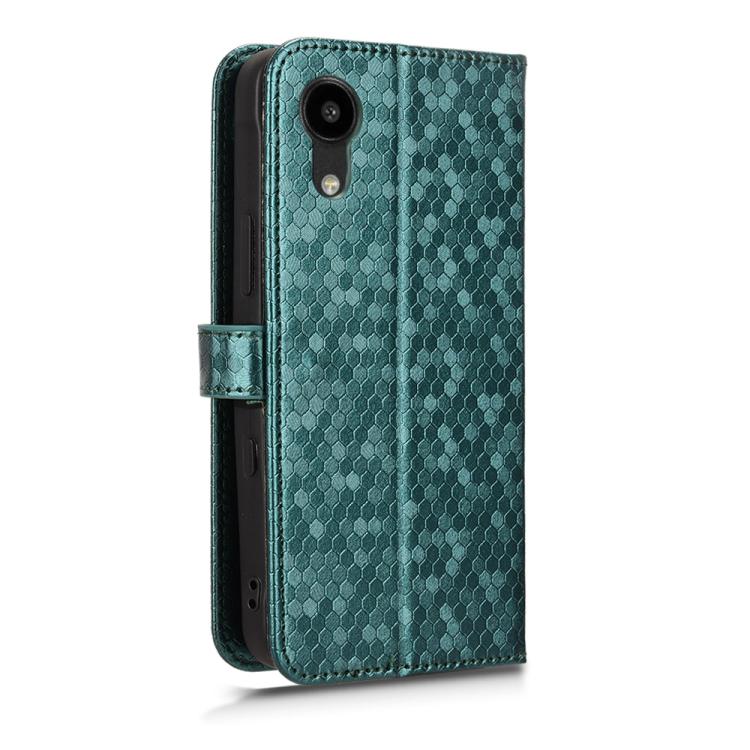 For Kyocera Digno SX5 KC-S306 Honeycomb Dot Texture Leather Phone Case