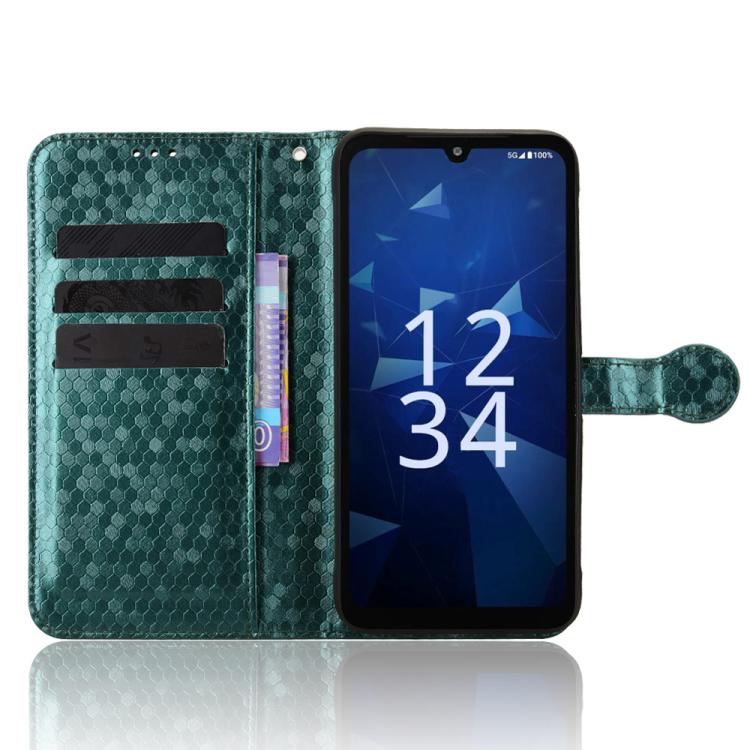 For Kyocera Digno SX5 KC-S306 Honeycomb Dot Texture Leather Phone Case