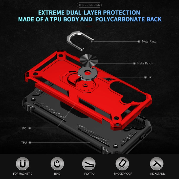 For Samsung Galaxy S24 FE 5G Shockproof TPU + PC Phone Case