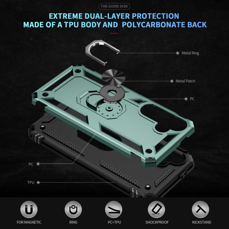 For Samsung Galaxy S24 FE 5G Shockproof TPU + PC Phone Case