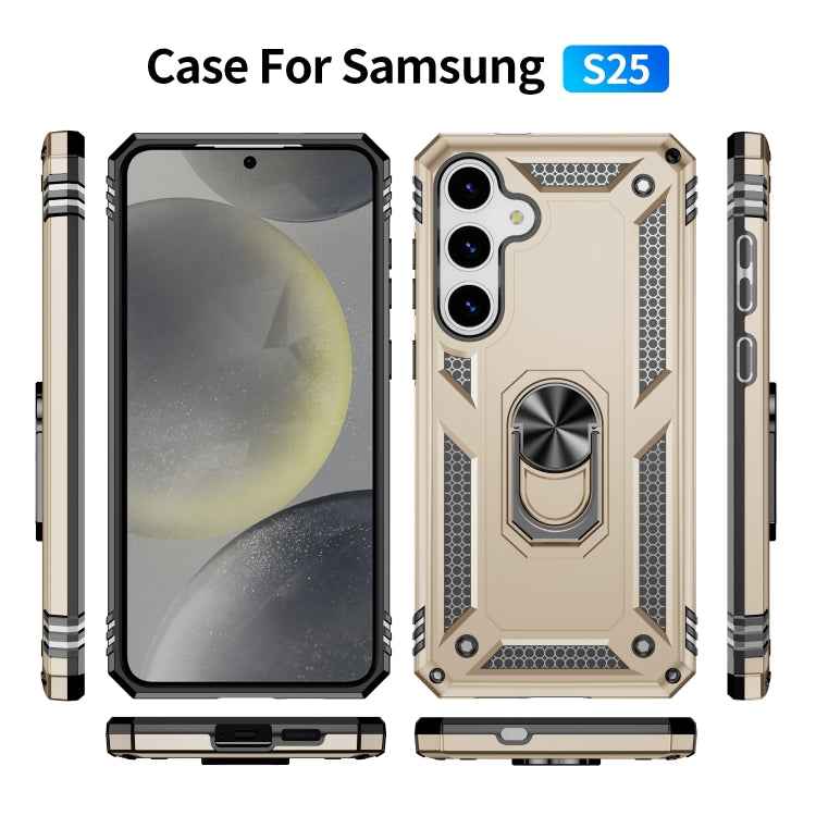 For Samsung Galaxy S25 5G Shockproof TPU + PC Phone Case