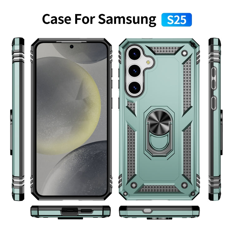 For Samsung Galaxy S25 5G Shockproof TPU + PC Phone Case