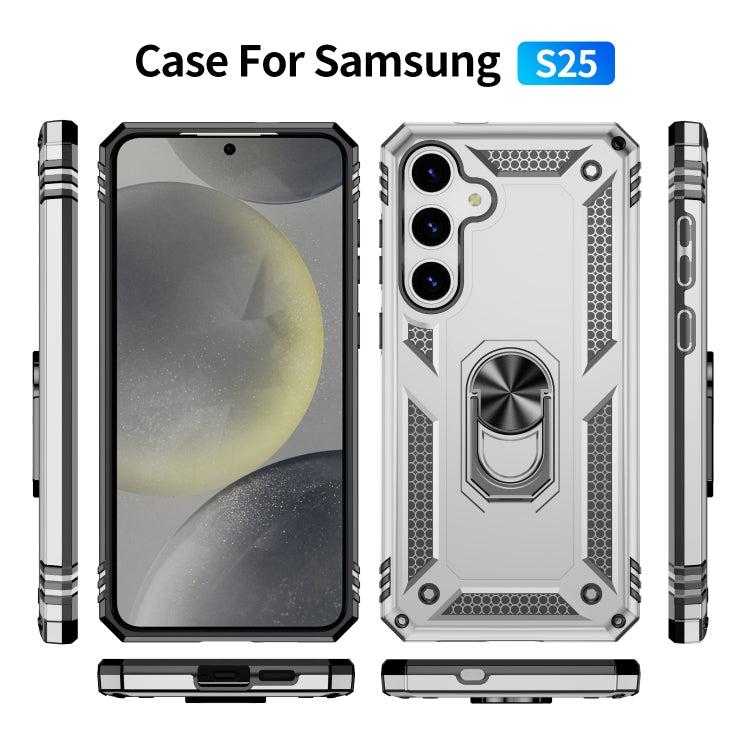 For Samsung Galaxy S25 5G Shockproof TPU + PC Phone Case