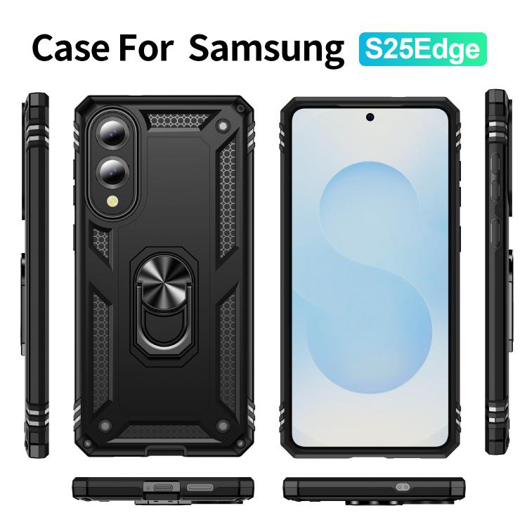 For Samsung Galaxy S25 Edge 5G Shockproof TPU + PC Phone Case
